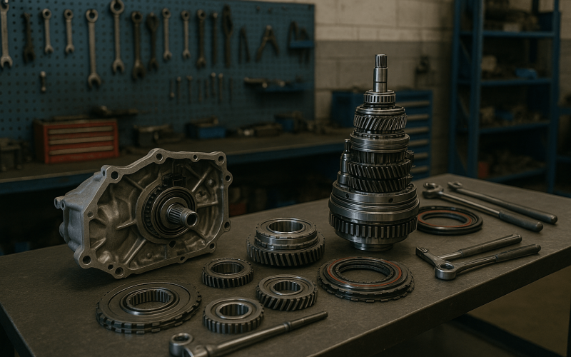 Transmission not assembled
