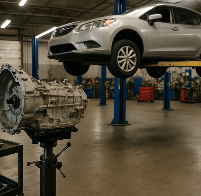 Car and transmission