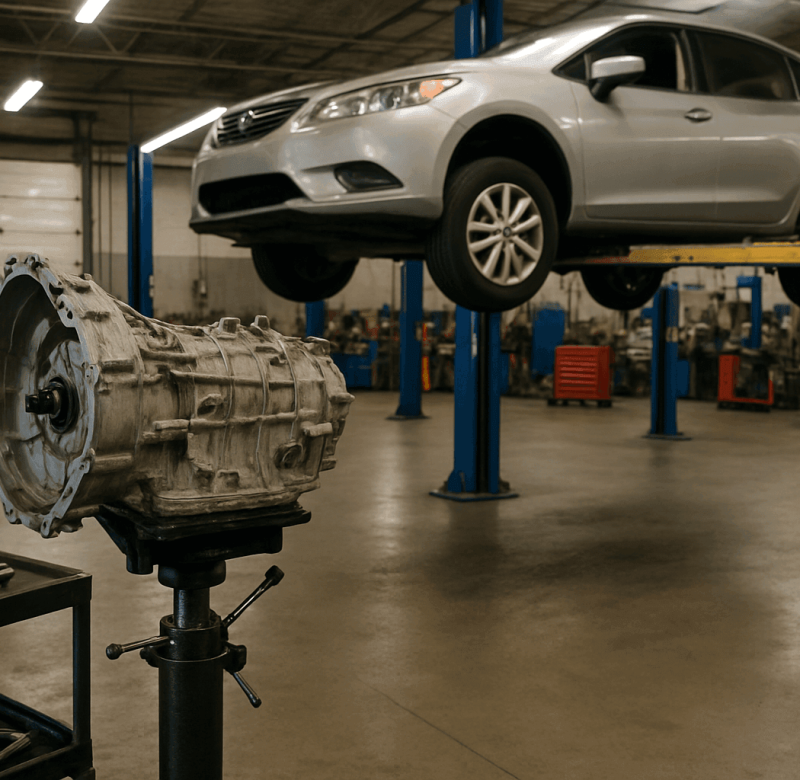 Car and transmission